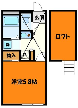 レオパレスシェル壱番館の物件間取画像